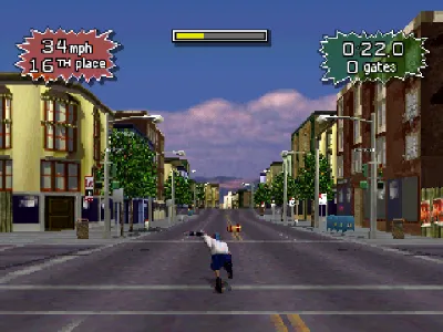 ESPN Extreme Games gameplay screenshot on PS1