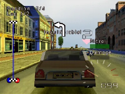 Europe Racer gameplay screenshot on PS1