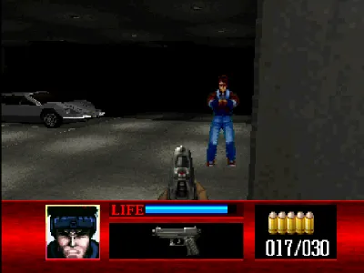 Expert gameplay screenshot on PS1