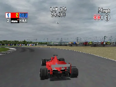 F1 2000 gameplay screenshot on PS1
