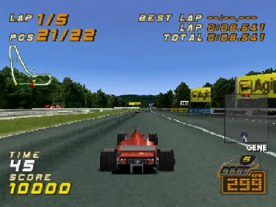 F1 Racing Championship gameplay screenshot on PS1