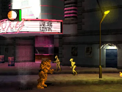 Fantastic Four gameplay screenshot on PS1