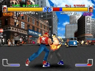 Fatal Fury: Wild Ambition gameplay screenshot on PS1