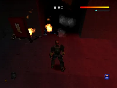 Fighting Force 2 gameplay screenshot on PS1