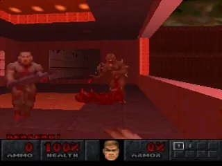 Final Doom gameplay screenshot on PS1