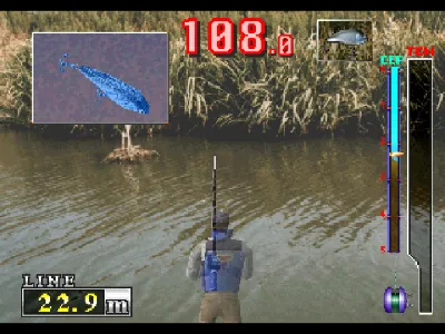 Fisherman's Bait: A Bass Challenge gameplay screenshot on PS1