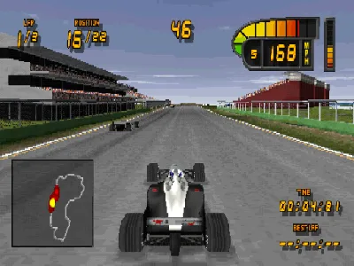 Formula 1 98 gameplay screenshot on PS1