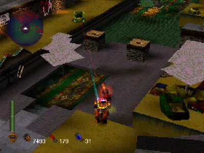 Future Cop: LAPD gameplay screenshot on PS1