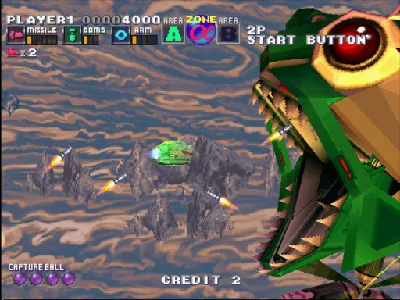 G-Darius gameplay screenshot on PS1