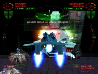 G-Police: Weapons of Justice gameplay screenshot on PS1