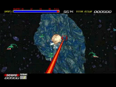 Galaxian3: Project Dragoon gameplay screenshot on PS1