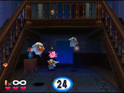 Ghoul Panic gameplay screenshot on PS1