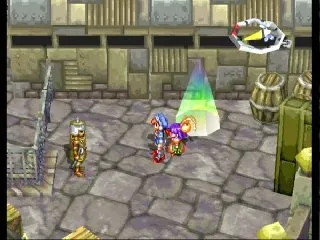 Grandia gameplay screenshot on PS1