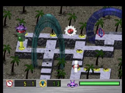 Gubble gameplay screenshot on PS1