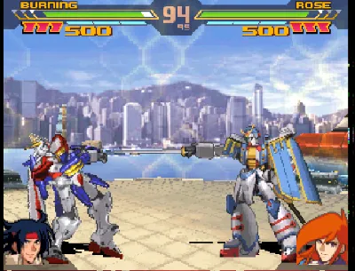 Gundam: Battle Assault 2 gameplay screenshot on PS1