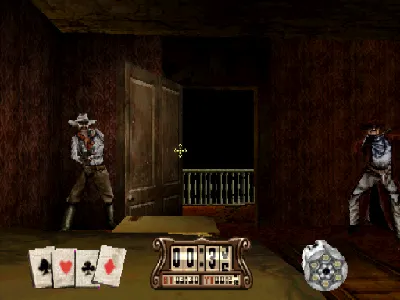 Gunfighter: The Legend of Jesse James gameplay screenshot on PS1