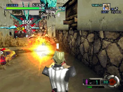 Gungage gameplay screenshot on PS1