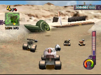Hot Wheels Extreme Racing gameplay screenshot on PS1