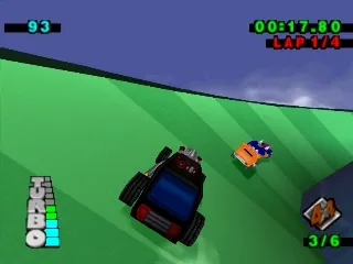 Hot Wheels Turbo Racing gameplay screenshot on PS1