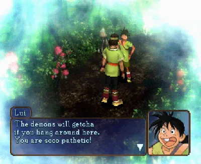 Jade Cocoon: Story of the Tamamayu gameplay screenshot on PS1