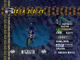 Jeremy McGrath Supercross 2000 gameplay screenshot on PS1