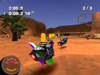 Jet Moto 2 gameplay screenshot on PS1