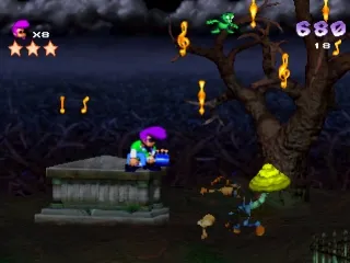 Johnny Bazookatone gameplay screenshot on PS1
