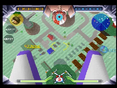 Jumping Flash! gameplay screenshot on PS1