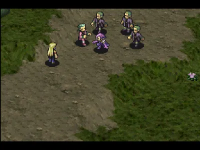 Kartia: The Word of Fate gameplay screenshot on PS1