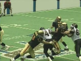 Kurt Warner's Arena Football Unleashed gameplay screenshot on PS1