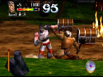 Legend gameplay screenshot on PS1