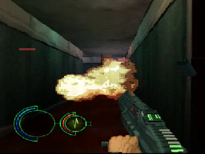 Lifeforce Tenka gameplay screenshot on PS1