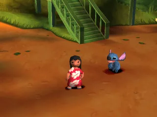 Lilo & Stitch: Trouble in Paradise gameplay screenshot on PS1