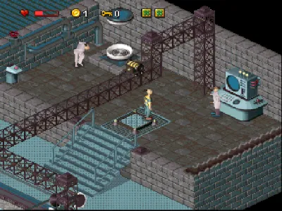 Little Big Adventure gameplay screenshot on PS1