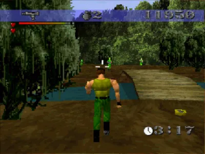Lone Soldier gameplay screenshot on PS1