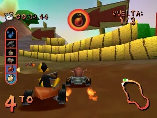 Looney Tunes Racing gameplay screenshot on PS1