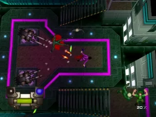 Machine Hunter gameplay screenshot on PS1