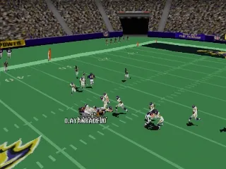 Madden NFL 2001 gameplay screenshot on PS1