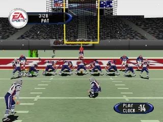 Madden NFL 2004 gameplay screenshot on PS1