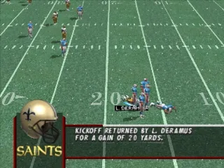 Madden NFL 98 gameplay screenshot on PS1