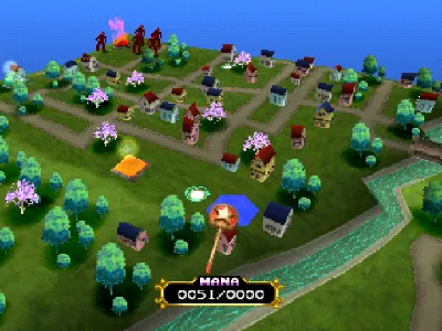 Majokko Daisakusen: Little Witching Mischiefs gameplay screenshot on PS1