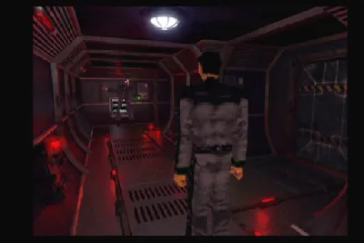 Martian Gothic: Unification gameplay screenshot on PS1