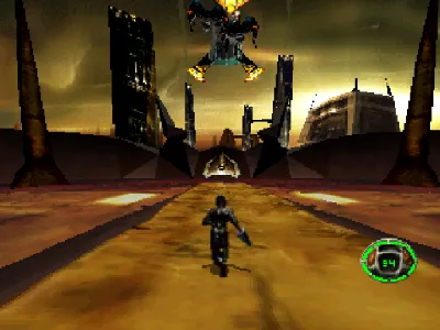 MDK gameplay screenshot on PS1