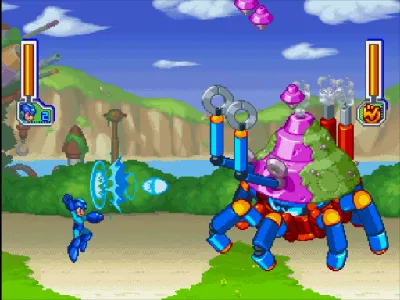 Mega Man 8 gameplay screenshot on PS1