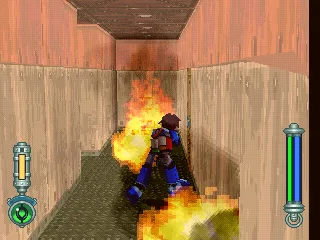 Mega Man Legends 2 gameplay screenshot on PS1