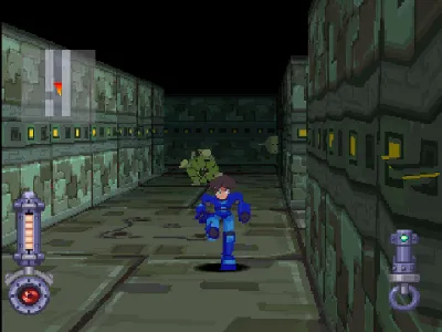 Mega Man Legends gameplay screenshot on PS1