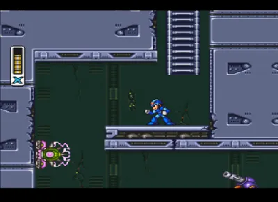Mega Man X3 gameplay screenshot on PS1