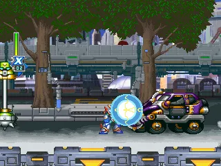 Mega Man X5 gameplay screenshot on PS1