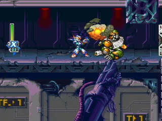 Mega Man X6 gameplay screenshot on PS1