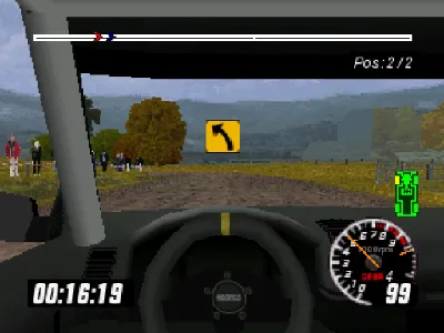 Michelin Rally Masters: Race of Champions gameplay screenshot on PS1
